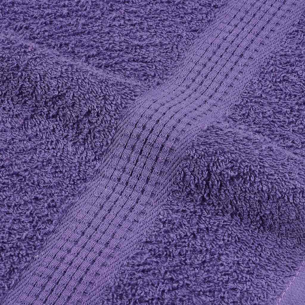 Asciugamani da Bagno 10pz Viola 100x150cm 360g/m² 100% Cotone - homemem39