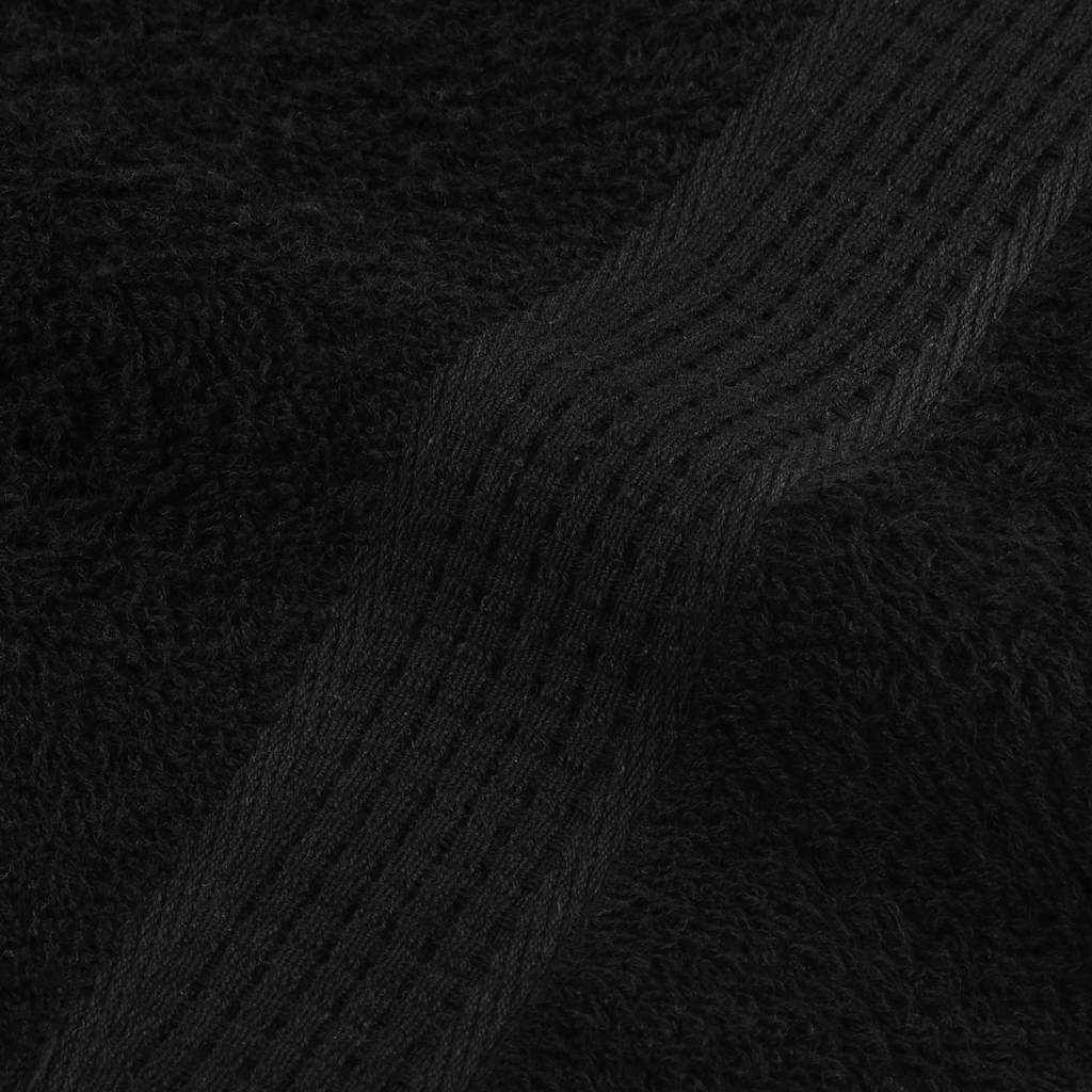 Asciugamani FROGN 2 pz Nero 50x100 cm 360 g/m² | homemem39