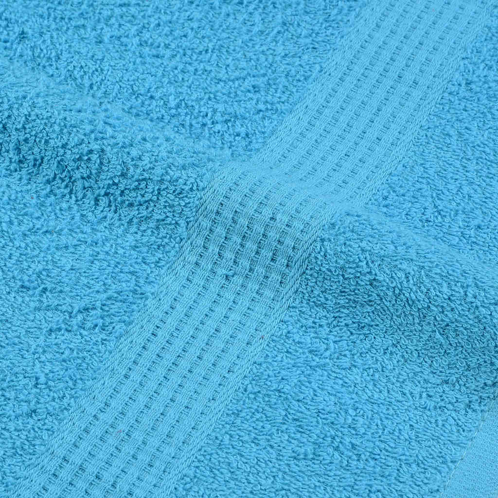 Asciugamani da bagno FROGN 10 pz Turchese 30x30 cm 360 g/m² | homemem39