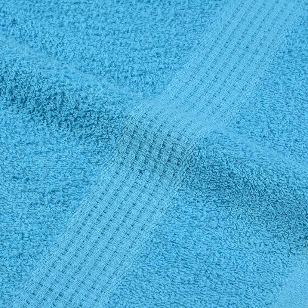Asciugamani da doccia FROGN 2 pz Turchese 70x140 cm 360 g/m² | homemem39