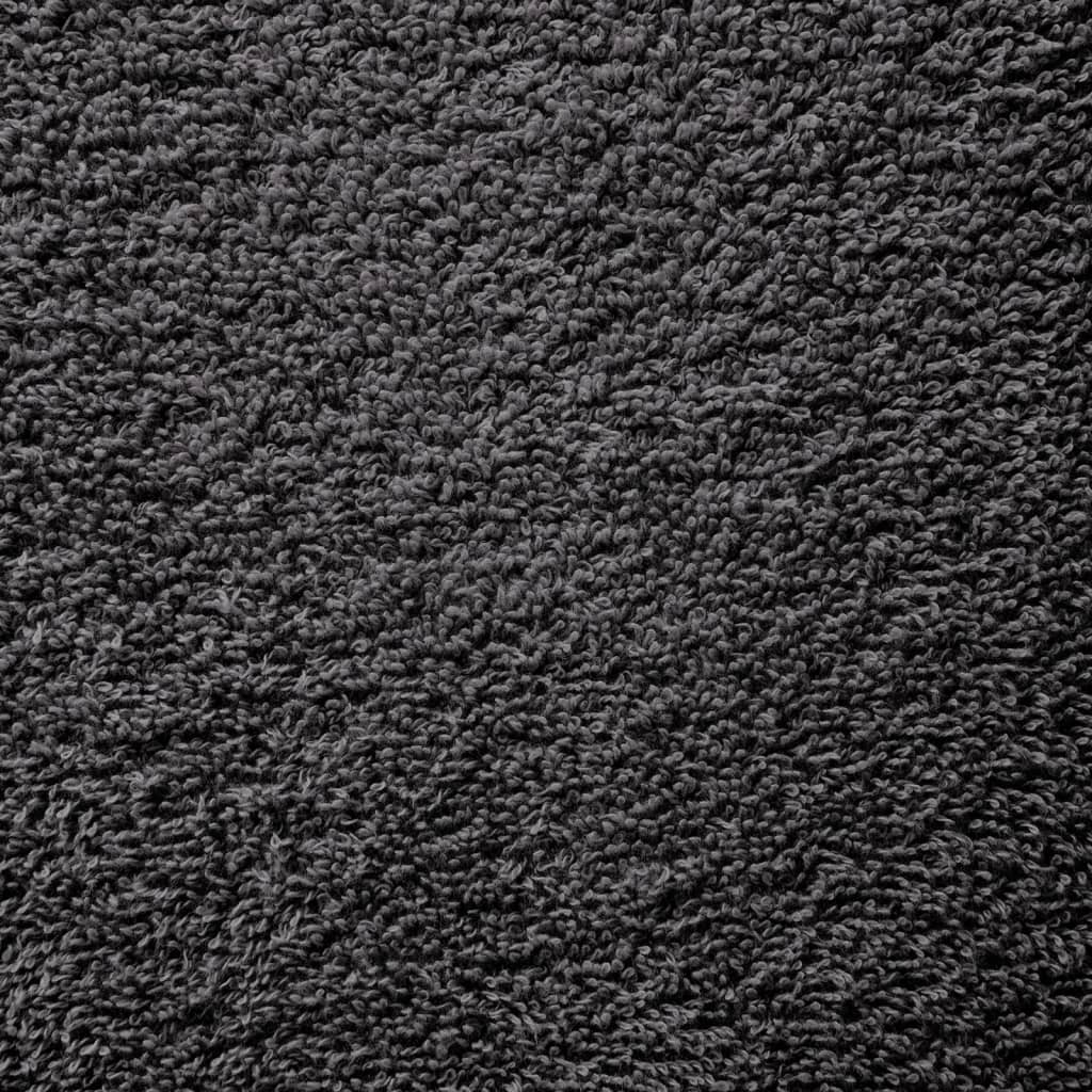Asciugamani Premium SOLUND 4 pz Antracite 100x200 cm 600 g/m² | homemem39
