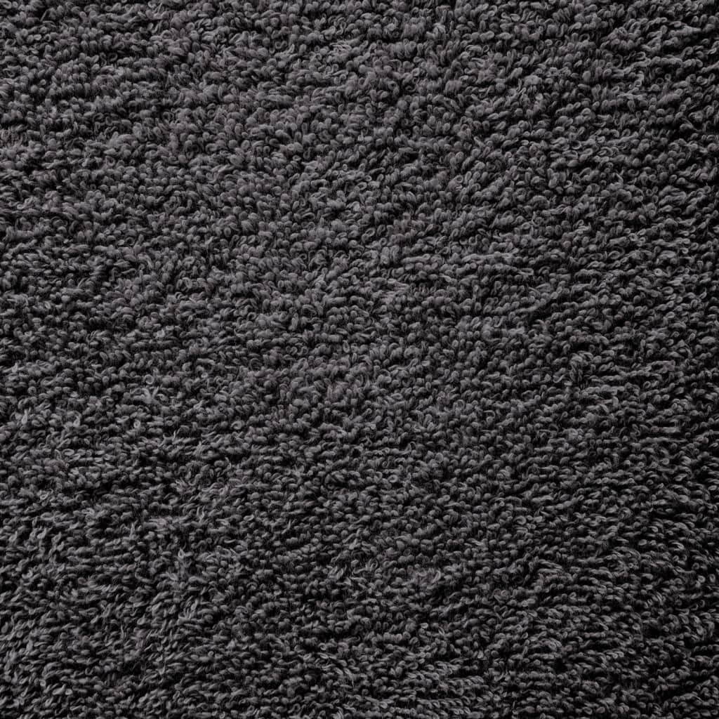 Asciugamani Premium SOLUND 10 pz Antracite 100x200 cm 600 g/m² | homemem39