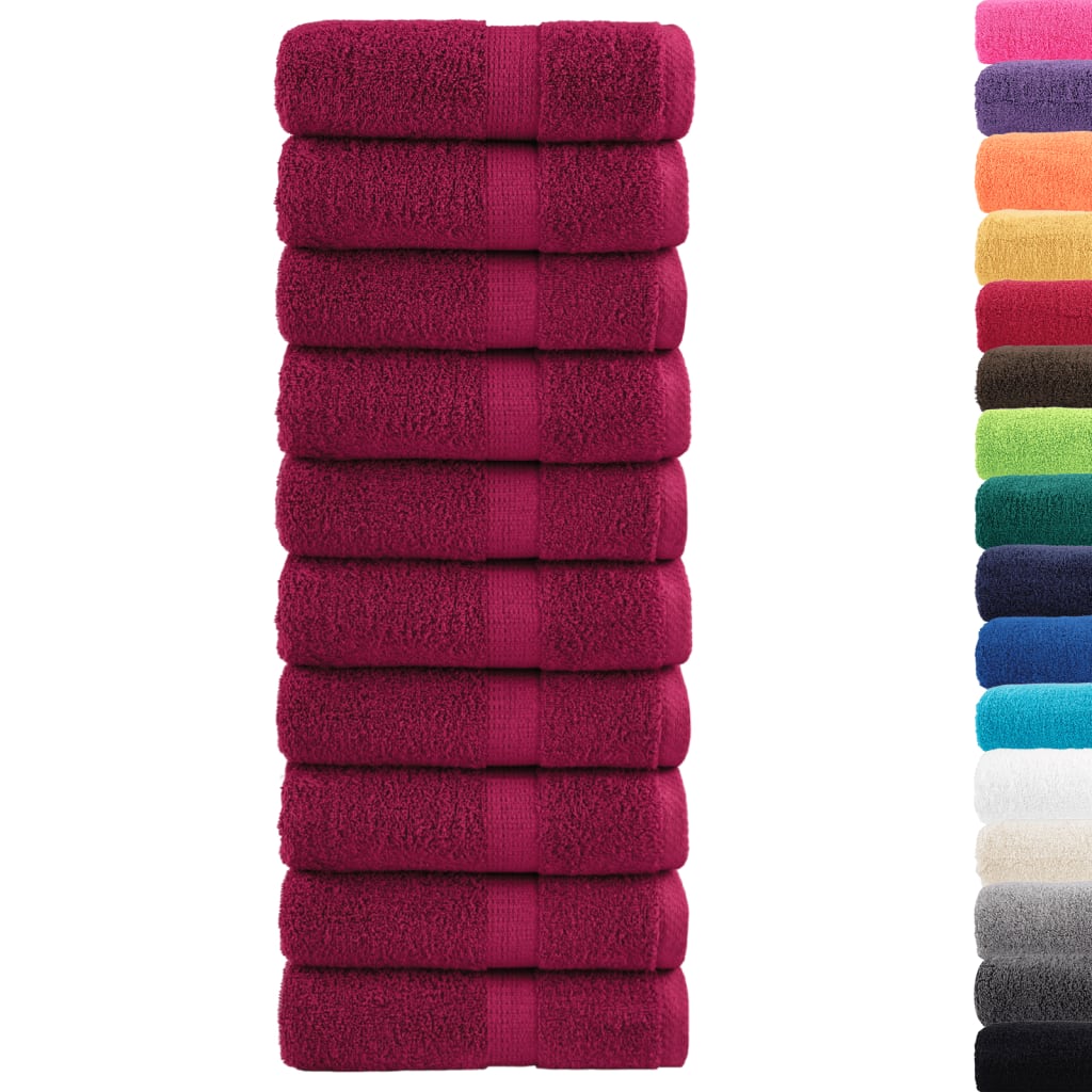 Asciugamani Premium SOLUND 10 pz 30x30 cm 600 g/m²