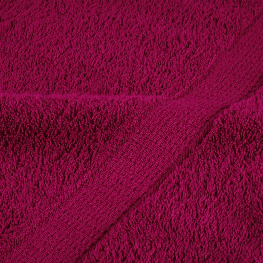 Asciugamani da sauna premium SOLUND 2 pz Bordeaux 80x200 cm 600 g/m²