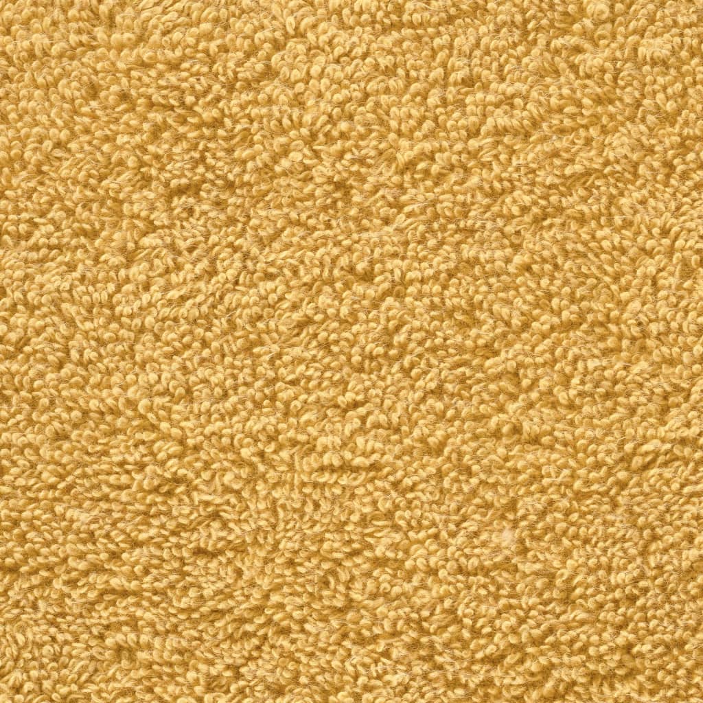 Asciugamani Premium SOLUND 10 pezzi Oro 30x30cm 600gsm - homemem39