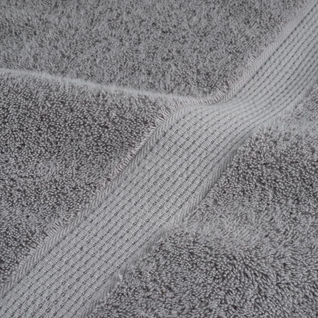 Asciugamani per ospiti Premium SOLUND 10 pz Grigio 30x50 cm 600 g/m² | homemem39