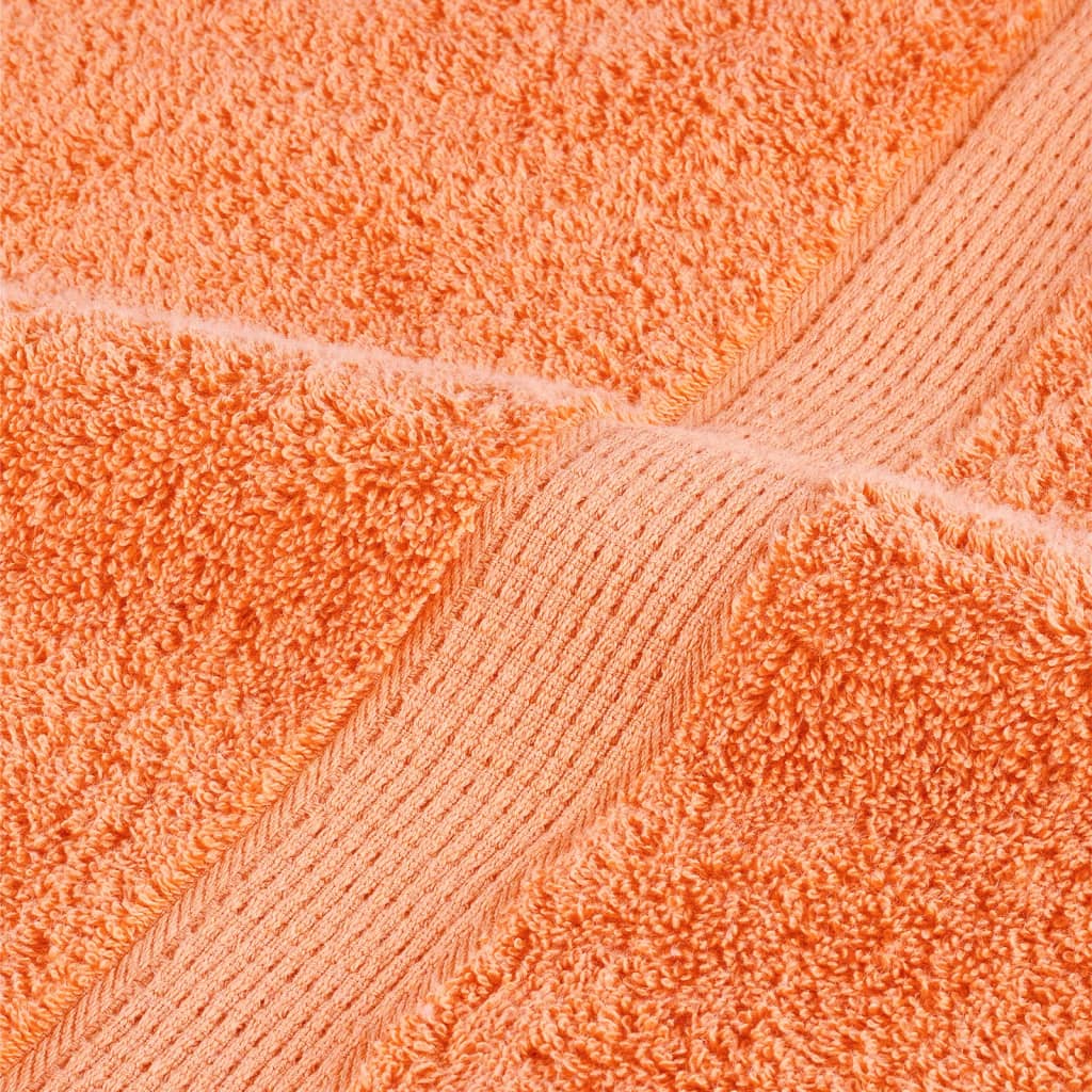 Asciugamani Premium SOLUND 2 pz Arancione 30x30 cm 600 g/m² | homemem39