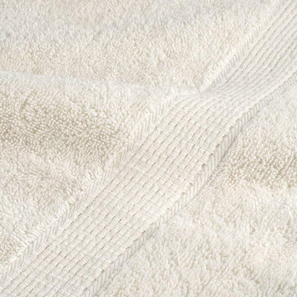 Asciugamani da bagno Premium SOLUND 4pz Crema 100x150cm 600g/m²