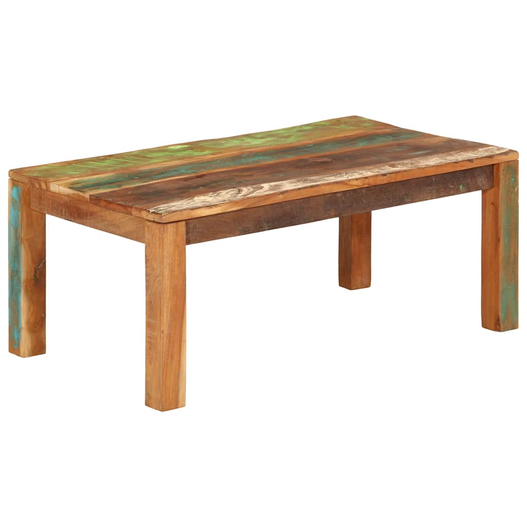 Tavolino da Caffè 110x55x40 cm Legno massello recuperato | homemem39