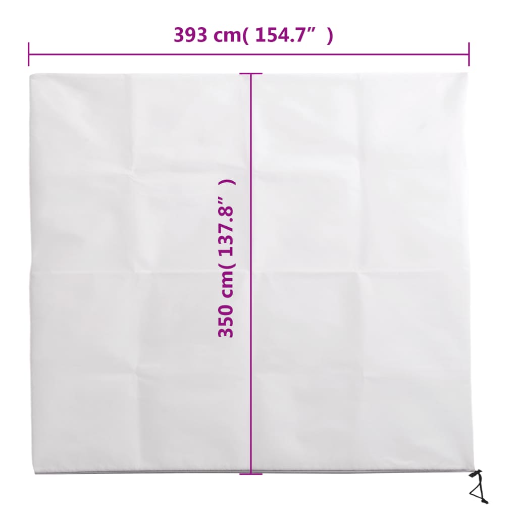 Copertura con Cerniera per Piante 70 g/m² 3,93x3,5 m | homemem39
