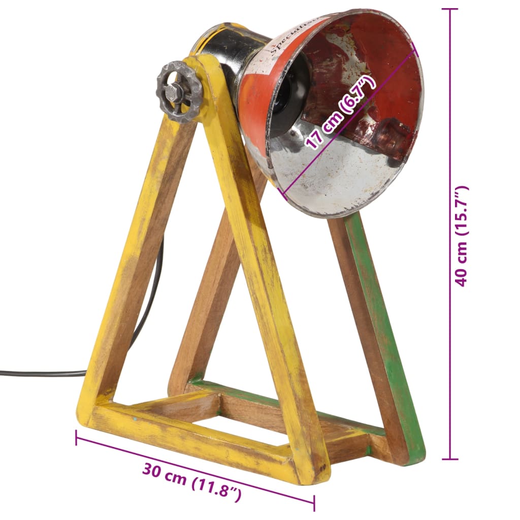 Lampada da Scrivania 25 W Multicolore 30x17x40 cm E27 | homemem39