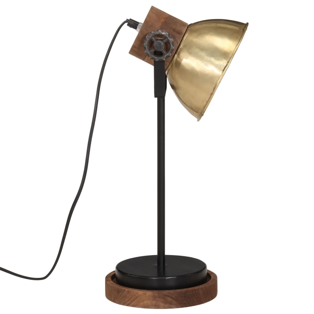Lampada a Scrivania 25 W Ottone Anticato E27