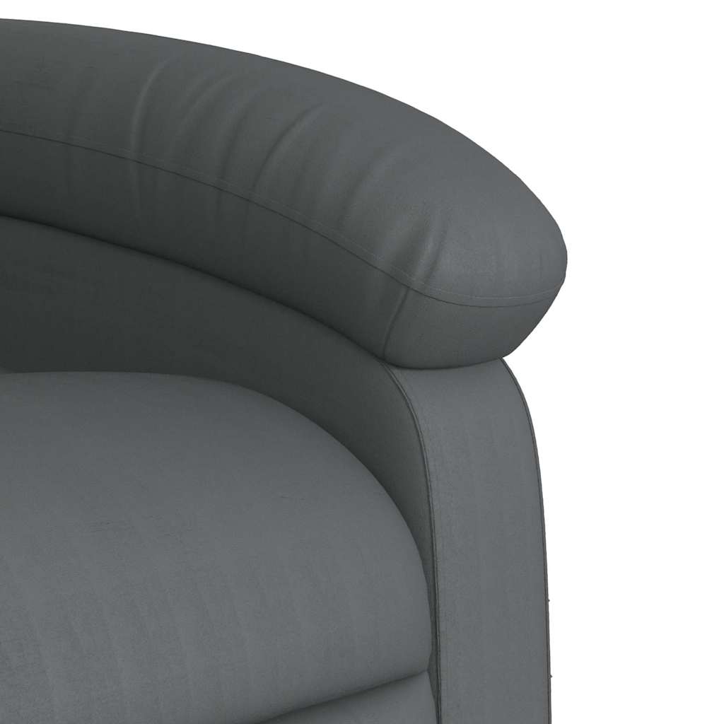 Poltrona Alzapersona Elettrica Reclinabile Grigio in Similpelle | homemem39