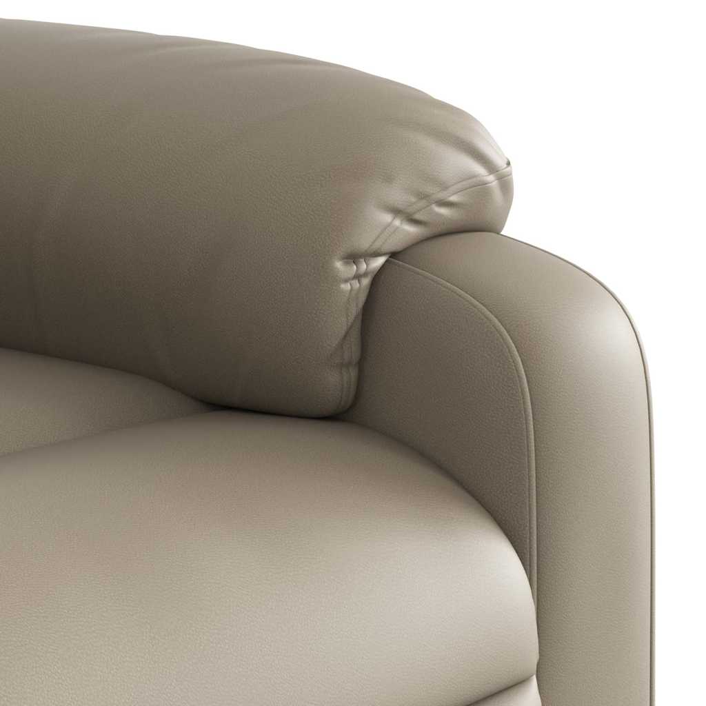 Poltrona Reclinabile Elettrica Cappuccino in Similpelle | homemem39