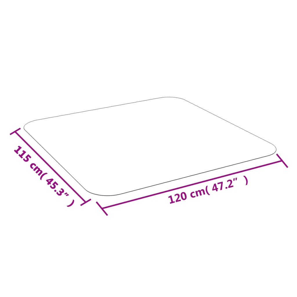 Tappetino per Laminato o Moquette 120x115 cm in PVC | homemem39