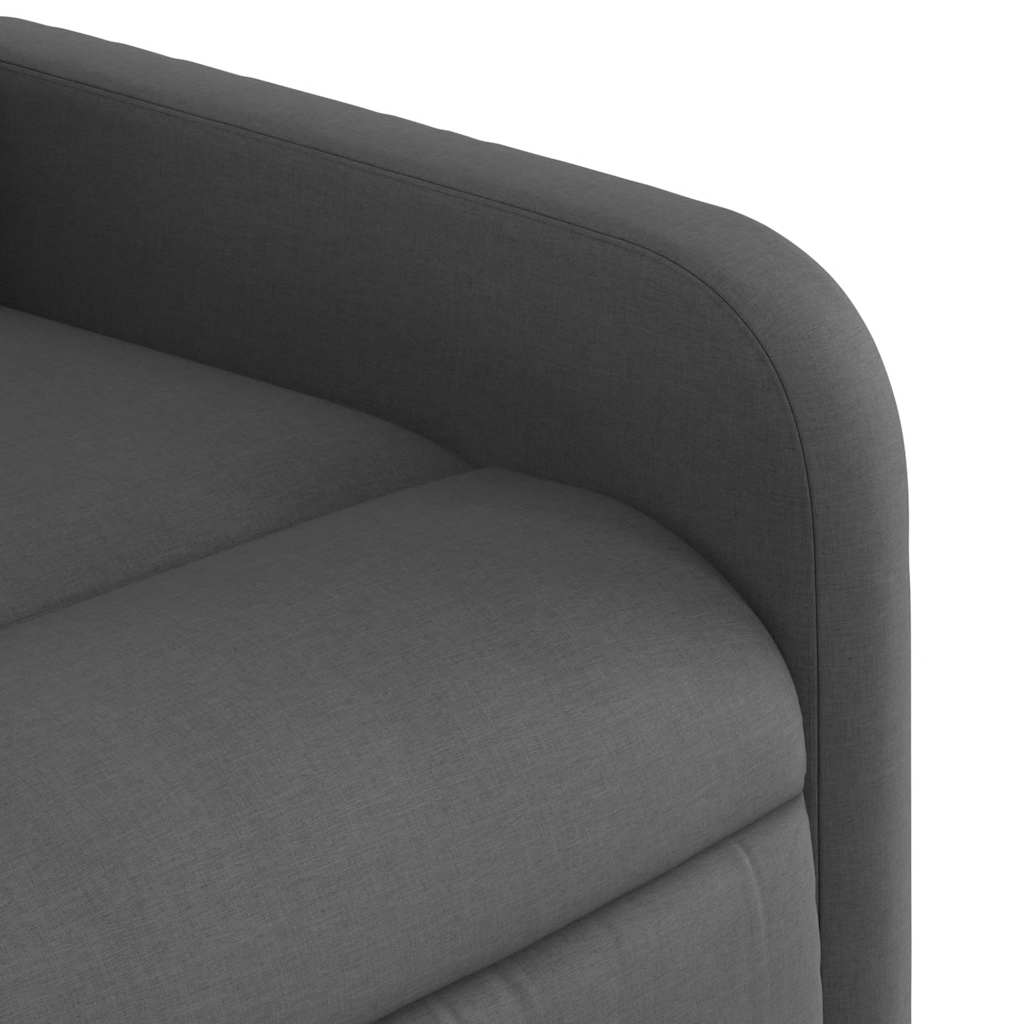 Poltrona Elettrica Reclinabile Grigio Scuro in Tessuto | homemem39