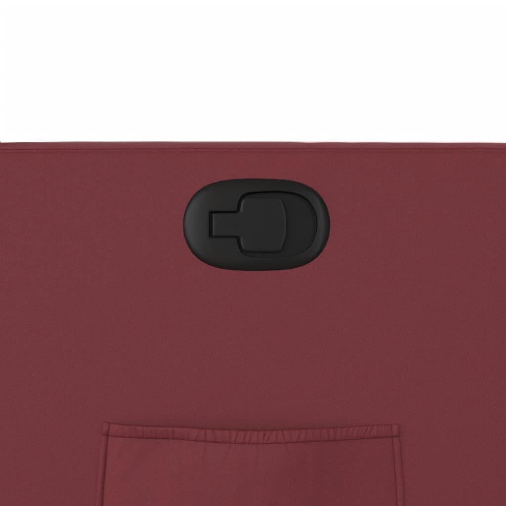 Poltrona Alzapersona Reclinabile Rosso Vino in Similpelle - homemem39