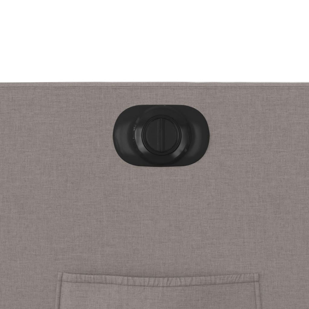 Poltrona Elettrica Reclinabile Tortora in Tessuto - homemem39