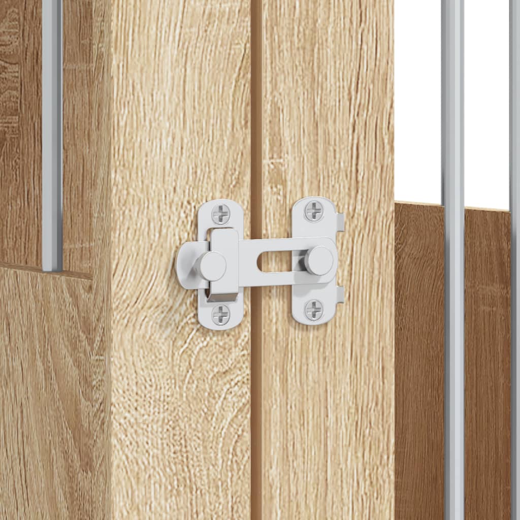 Gabbia Cani Arredamento Rovere Sonoma 64,5x80x71cm Multistrato | homemem39
