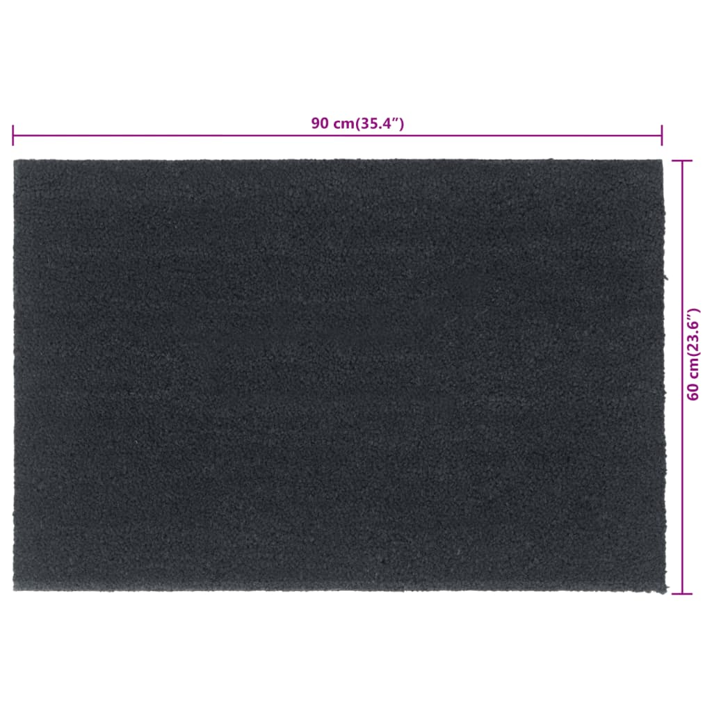 Zerbino Grigio Scuro 60x90 cm Fibra di Cocco | homemem39
