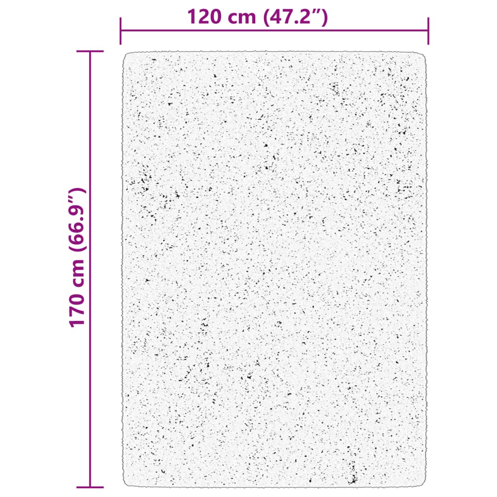 Tappeto a Pelo Corto HUARTE Morbido e Lavabile Beige 120x170 cm | homemem39