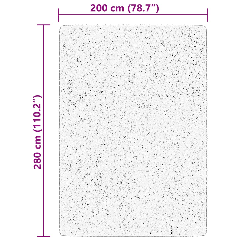 Tappeto a Pelo Corto HUARTE Morbido e Lavabile Beige 200x280 cm | homemem39