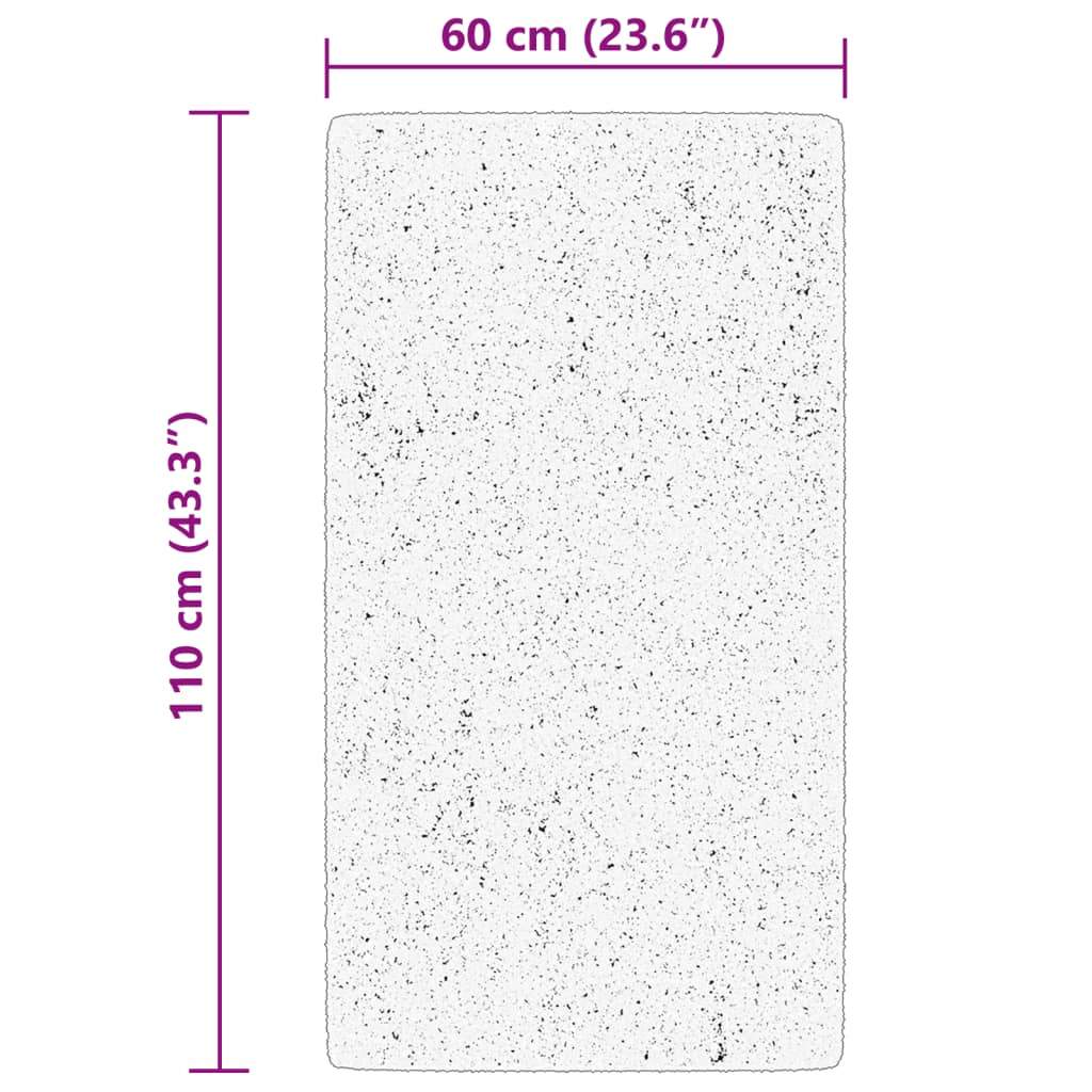 Tappeto Pelo Corto HUARTE Morbido Lavabile Verde Bosco 60x110cm | homemem39