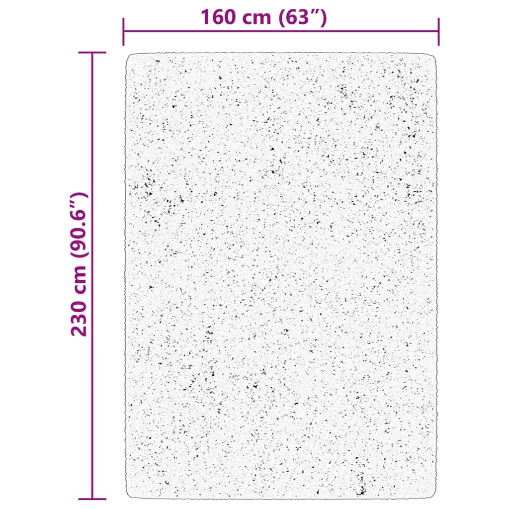 Tappeto a Pelo Corto HUARTE Morbido e Lavabile Blu 160x230 cm | homemem39