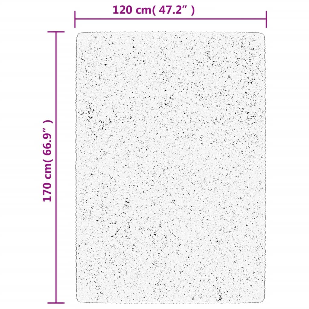 Tappeto IZA a Pelo Corto Aspetto Scandinavo Grigio 120x170 cm | homemem39