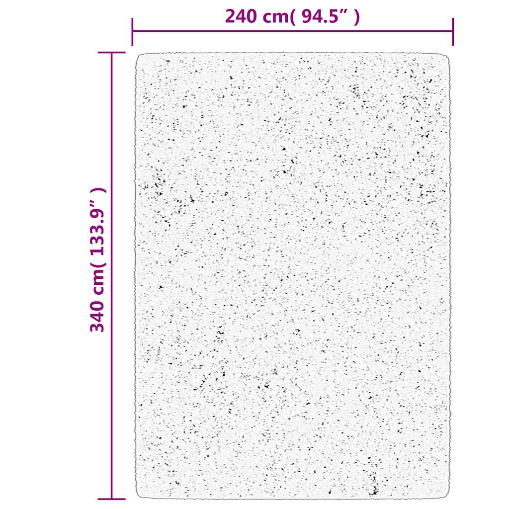 Tappeto OVIEDO a Pelo Corto Nero 240x340 cm | homemem39