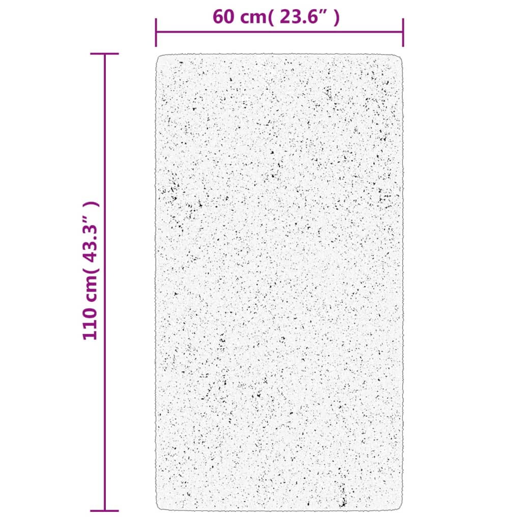 Tappeto OVIEDO a Pelo Corto Verde 60x110 cm | homemem39