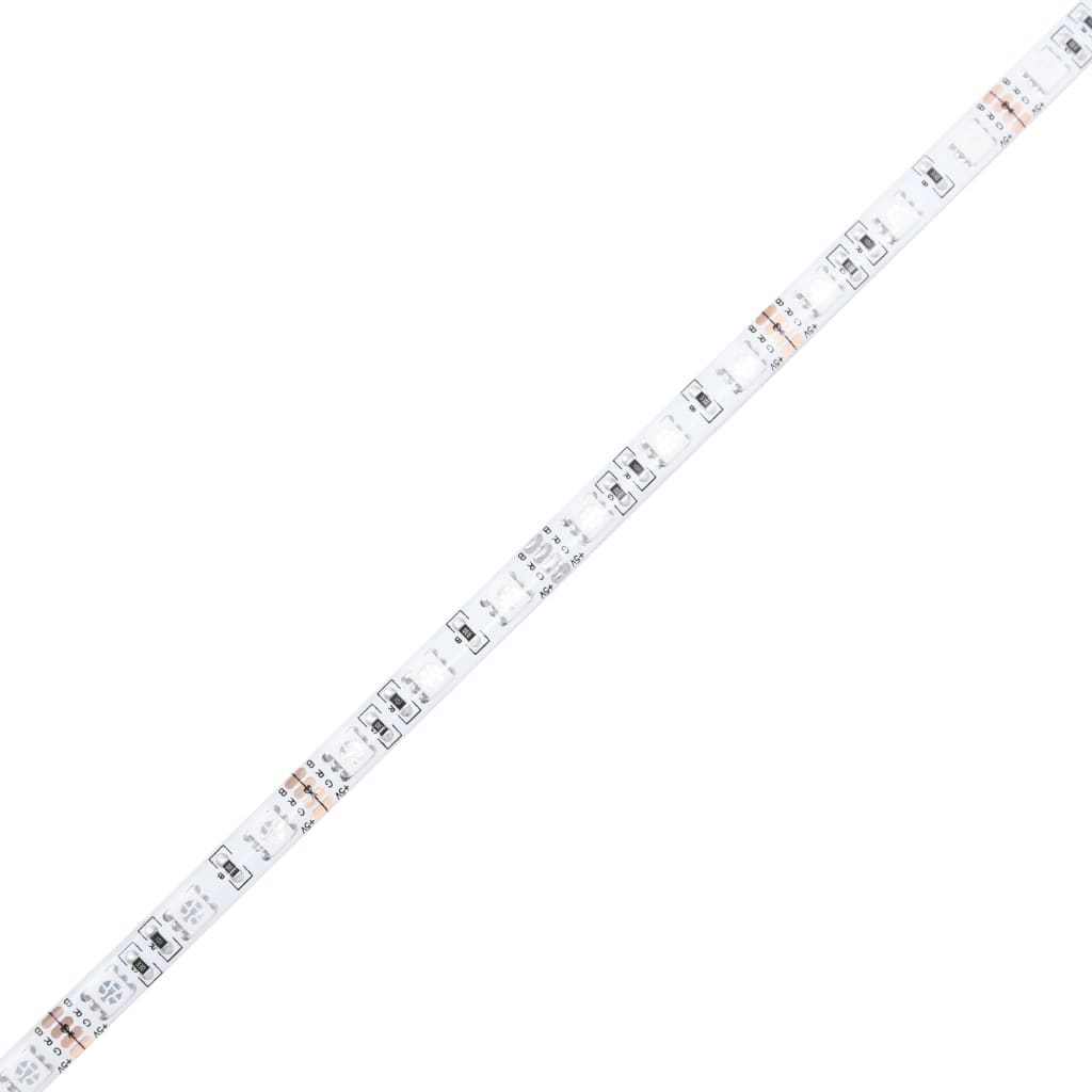 Giroletto con Testiera e LED Rovere Sonoma 90x200 cm | homemem39