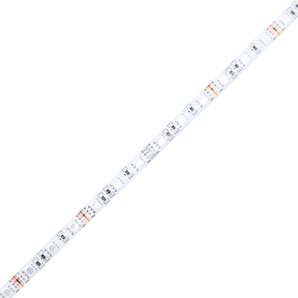 Comodino con Luci LED Nero 70x36x40,5 cm - homemem39