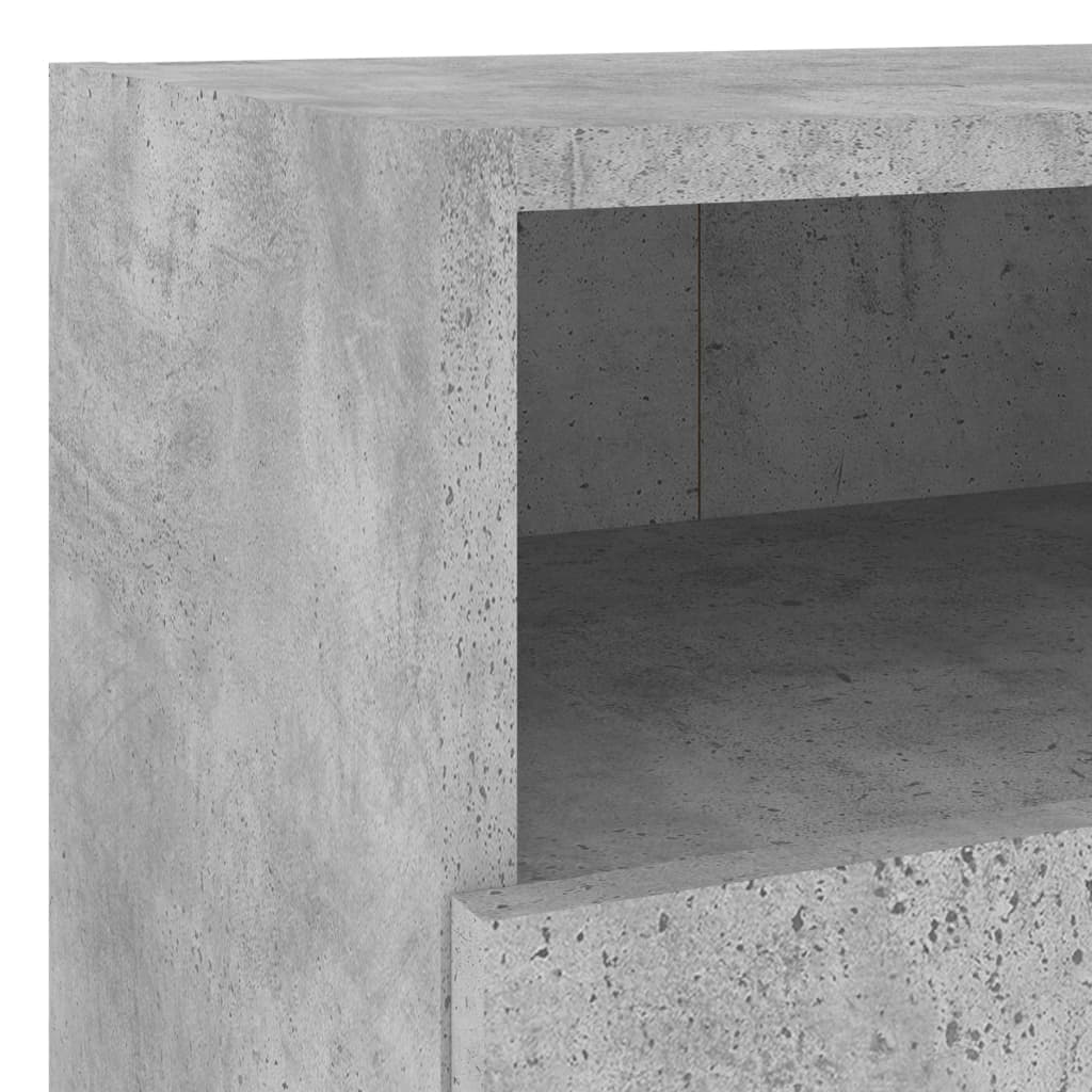 Mobili TV Muro 2pz Grigio Cemento 40x30x30 cm Legno Multistrato | homemem39