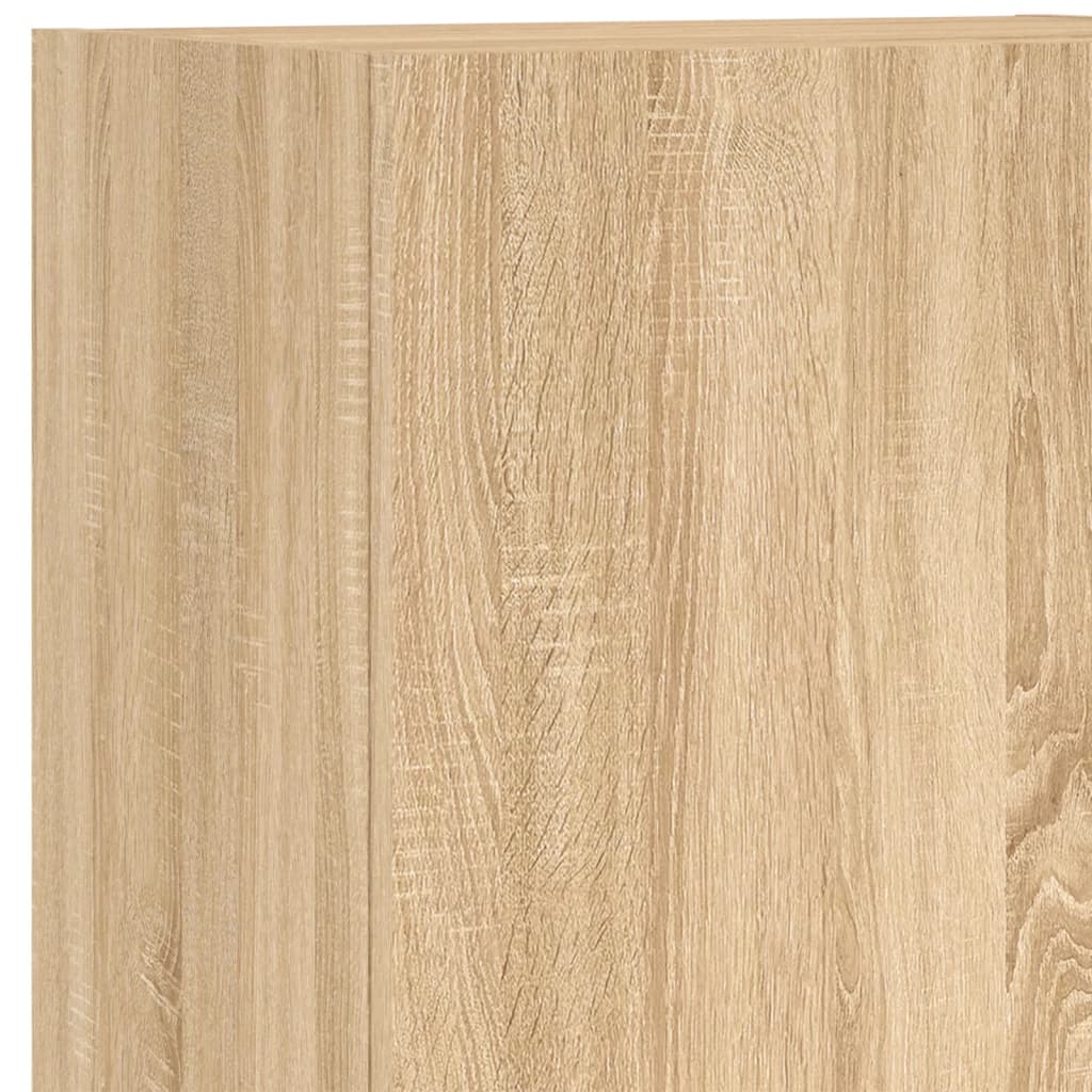 Mobile TV Parete Rovere Sonoma 40,5x30x102 cm Legno Multistrato | homemem39