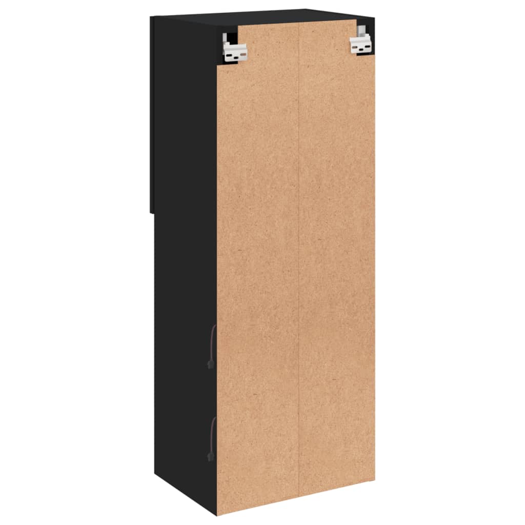 Mobile TV con Luci LED Nero 40,5x30x102 cm | homemem39