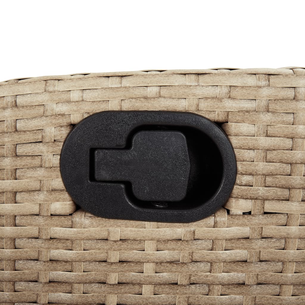 Set da Bistrò 3 pz con Cuscini Beige in Polyrattan | homemem39