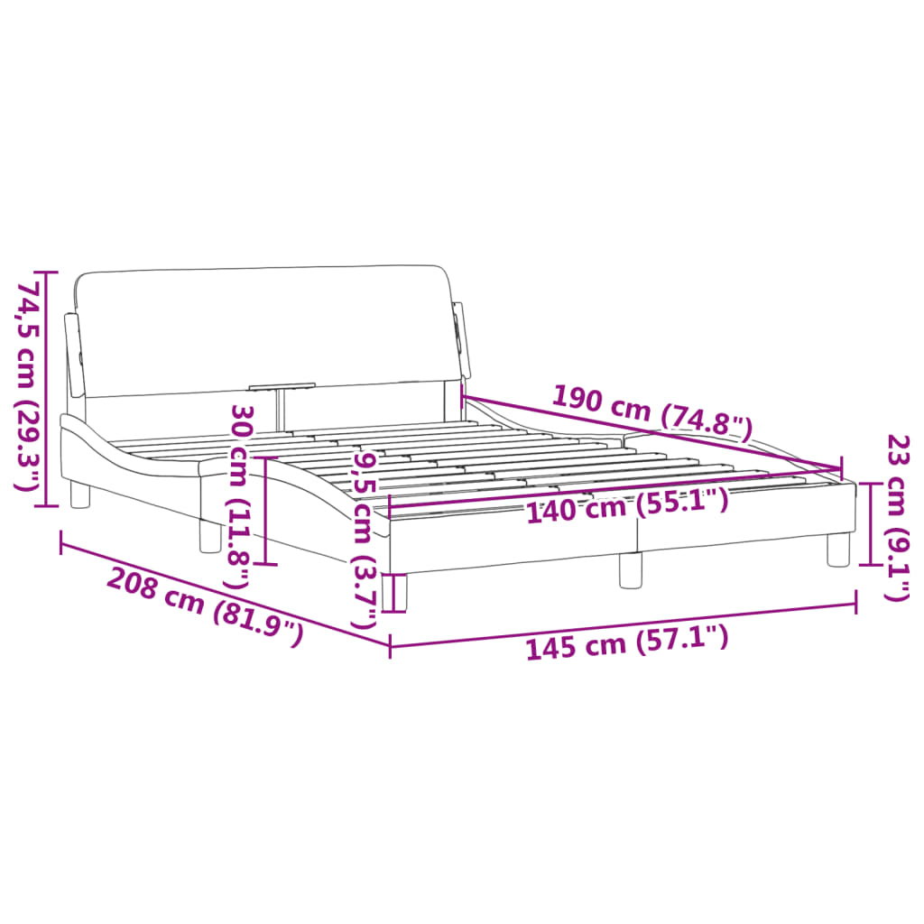 Giroletto Dover Grigio Scuro 140x190 cm Tessuto | homemem39