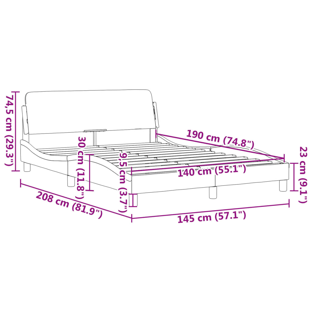 Giroletto Dover Bianco 140x190 cm in Similpelle | homemem39