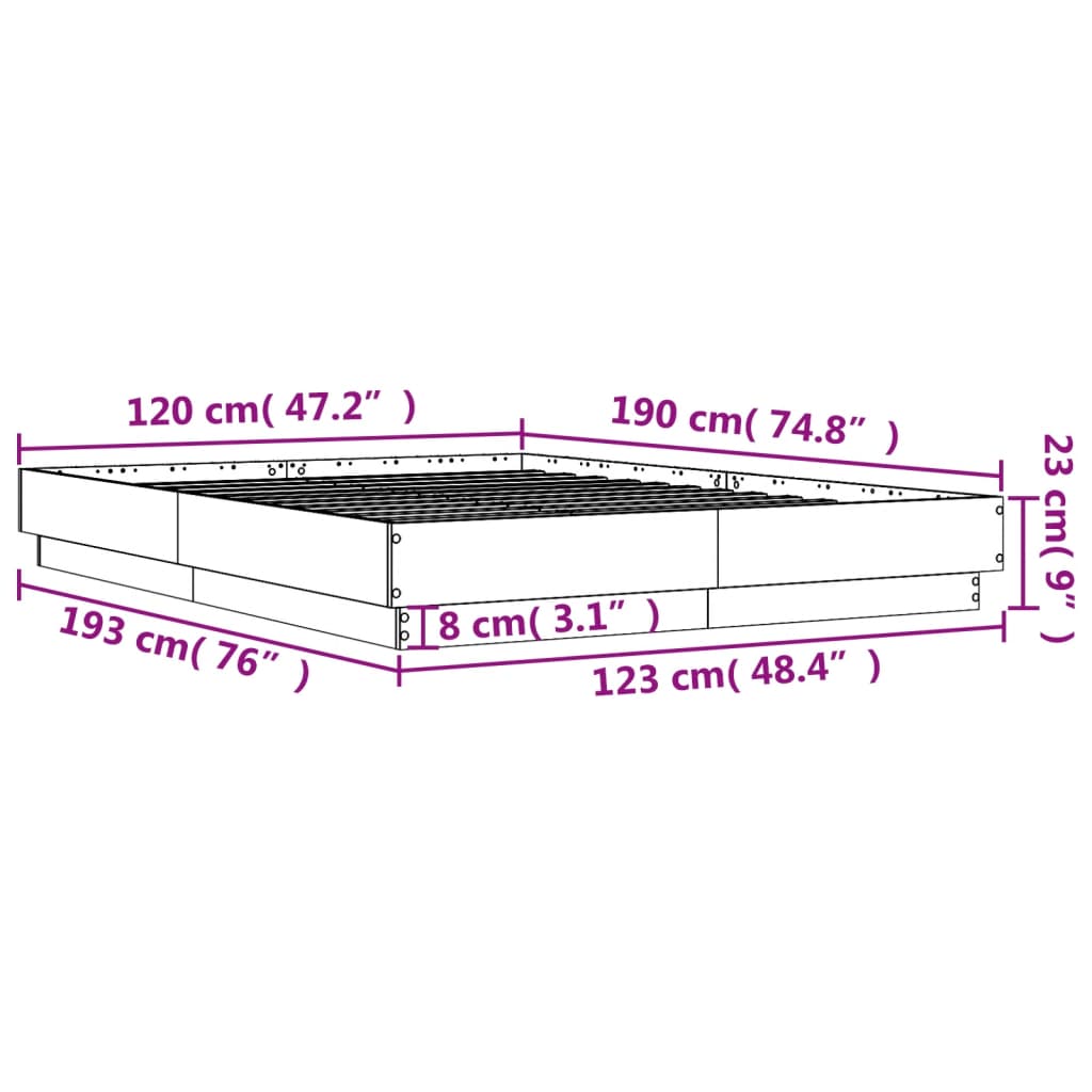 Giroletto Grigio Cemento 120x190 cm in Legno Multistrato | homemem39