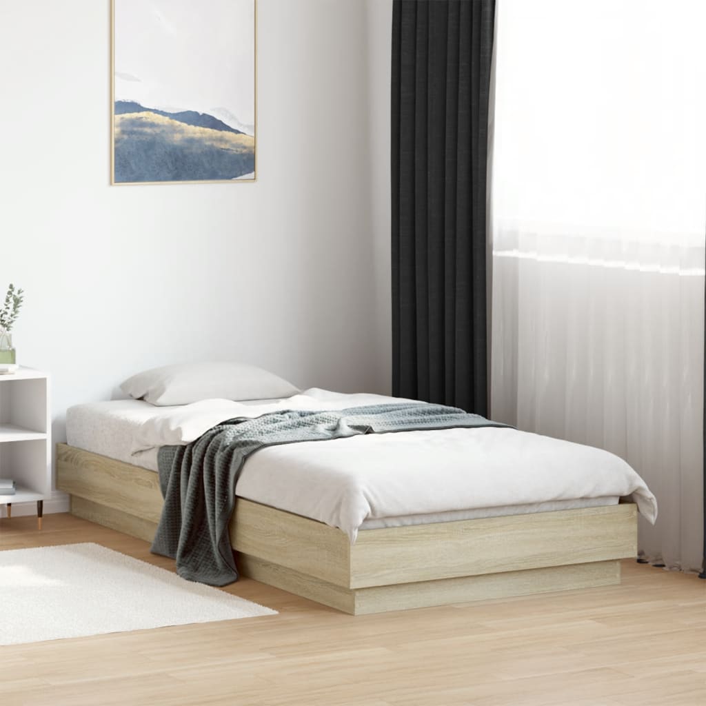 Giroletto con LED Rovere Sonoma 90x190 cm | homemem39