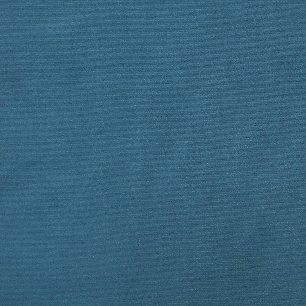 Giroletto senza Materasso Blu 90x200 cm in Velluto | homemem39