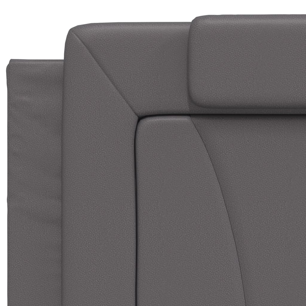 Giroletto Viana con LED senza Materasso Grigio 200x200 cm | homemem39