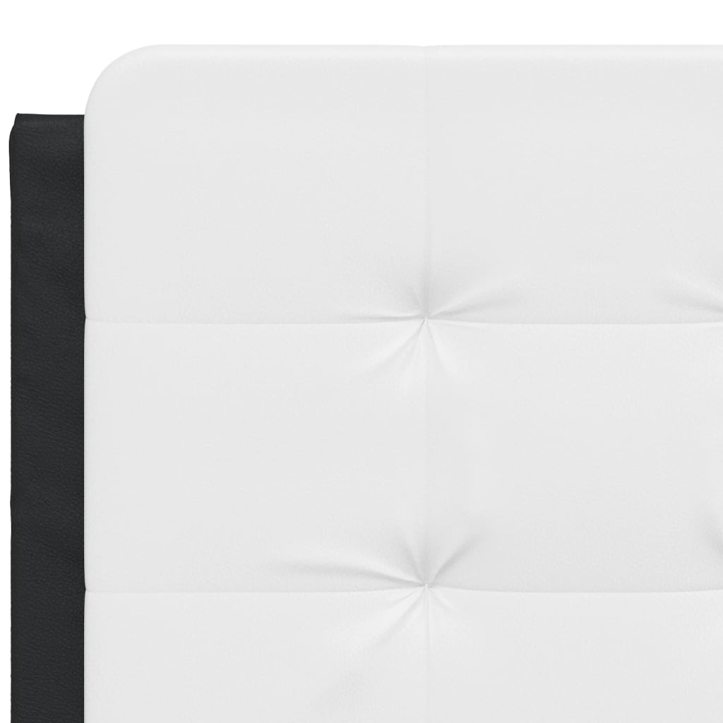 Giroletto con LED senza Materasso Zadar Nero e Bianco 140x200 cm | homemem39