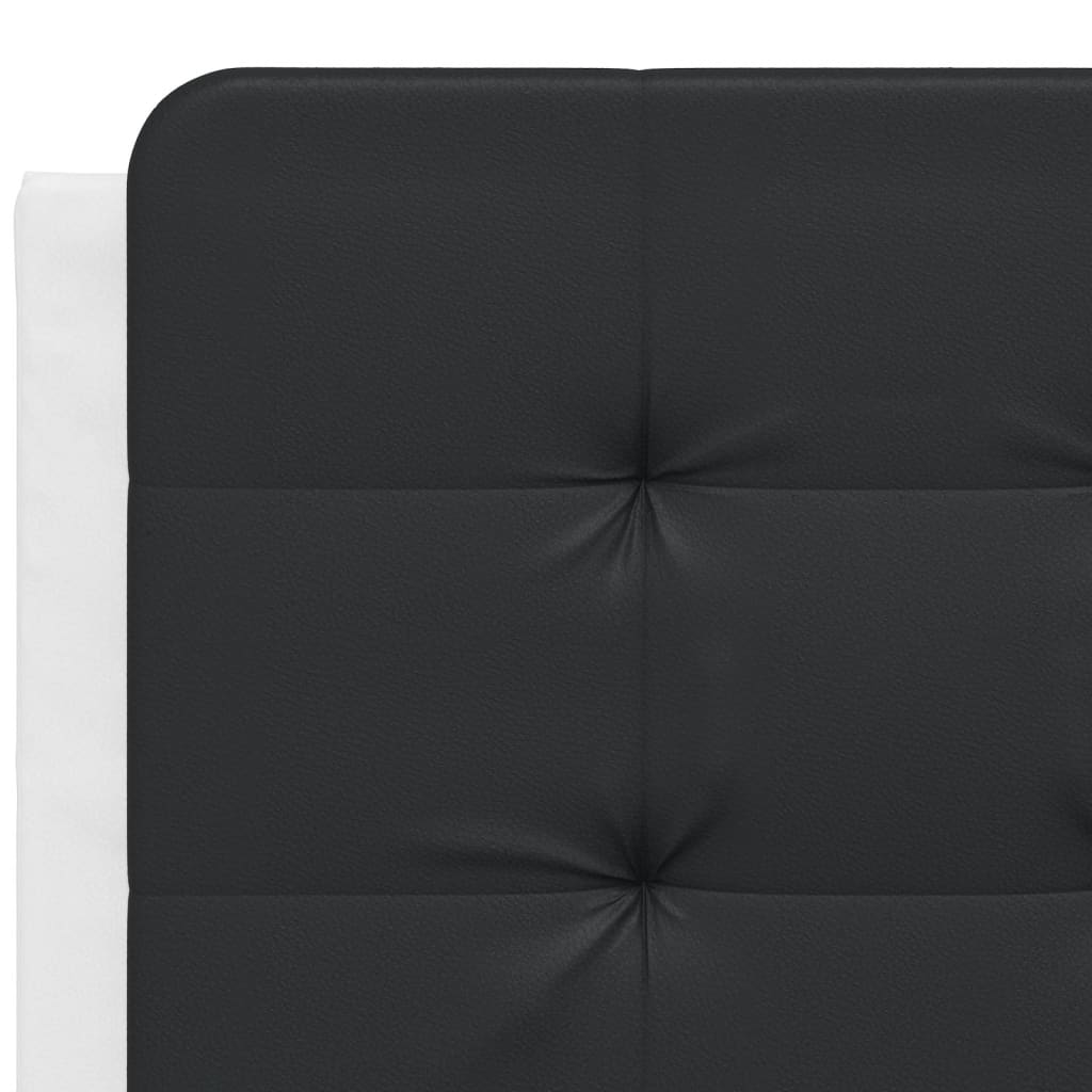 Giroletto con LED senza Materasso Zadar Bianco e Nero 140x200 cm | homemem39