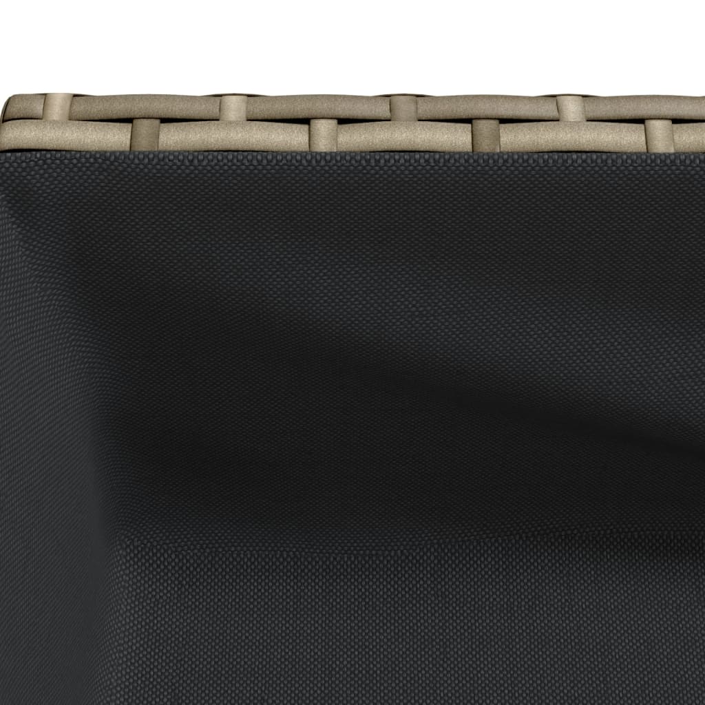 Fioriere Giardino con Ripiani 2pz Grigie 70x28x70cm Polyrattan | homemem39