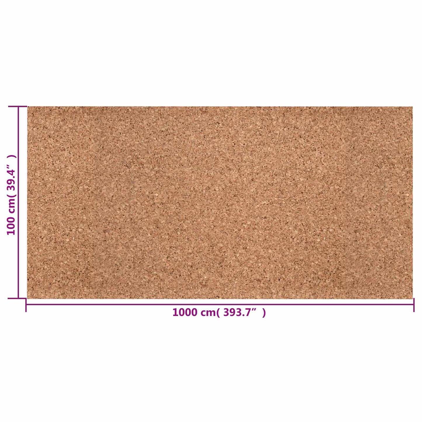 Rotolo di sughero Marrone 100 x 1000 x 0,8 cm Sughero | homemem39