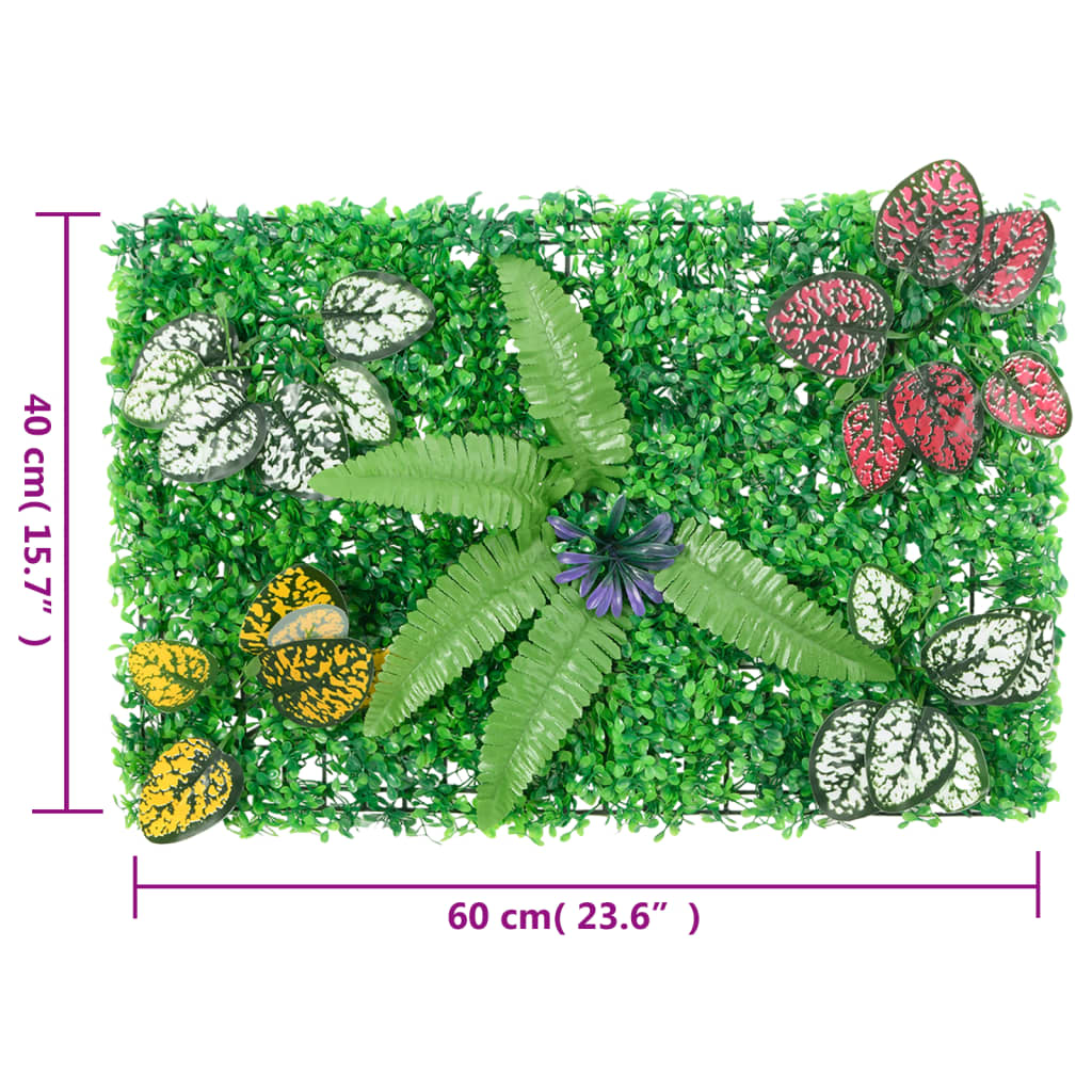 Recinzione Piante Artificiali 24 pz Verde 40x60 cm - homemem39