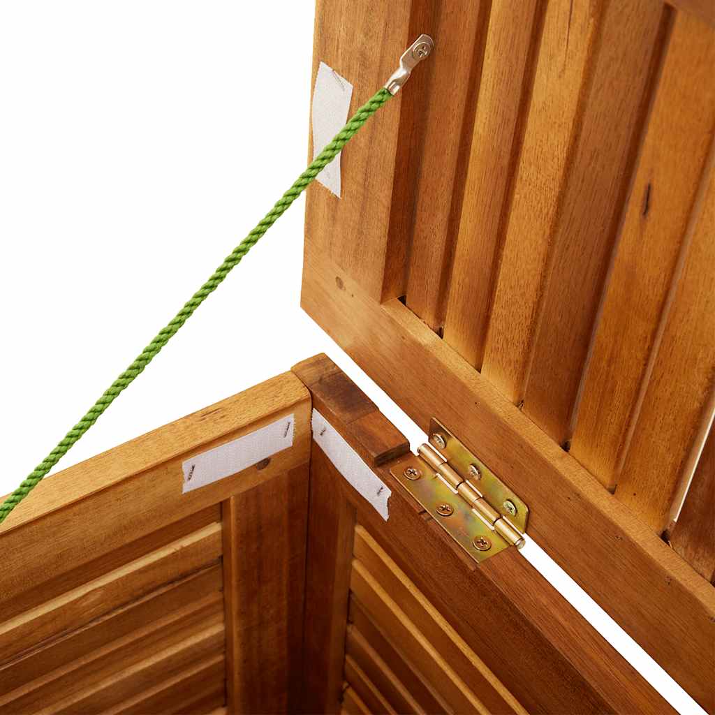 Contenitore Giardino con Feritoia 113x50x56cm Massello Acacia | homemem39