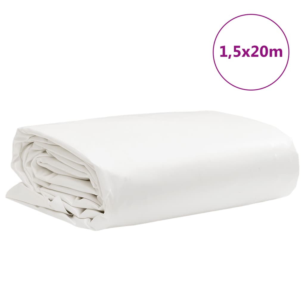 Telone Bianco 1,5x20 m 650 g/m² | homemem39
